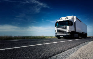 Truck within a highway